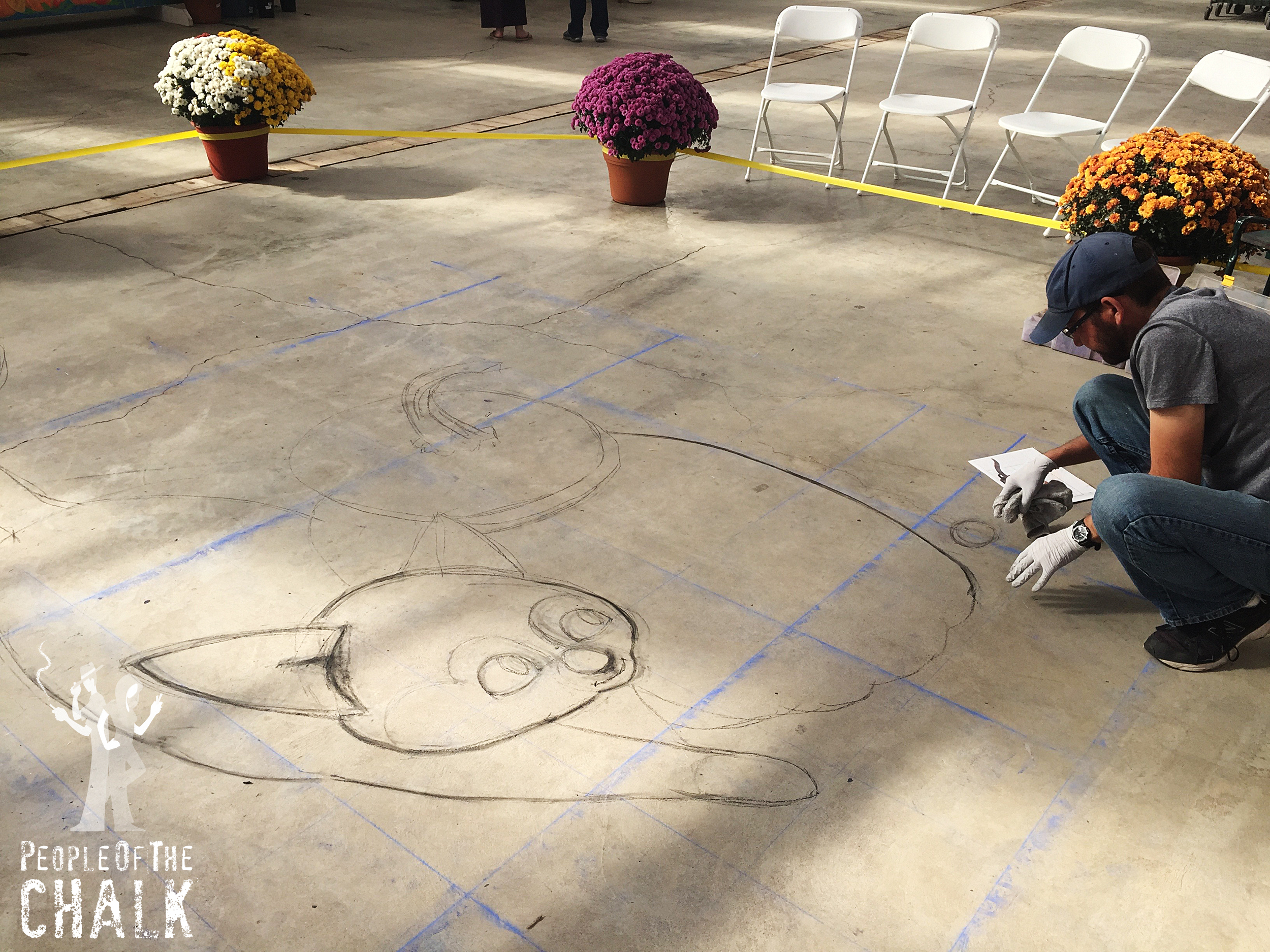 Tagawa Gardens October 2016 3d Chalk Art By People Of The